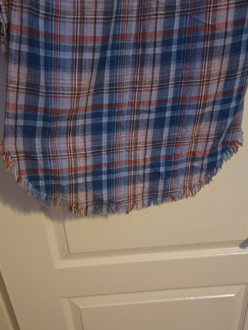 Cloth & Stone By Anthro Plaid Button Down Shirt Dress - Picture 9 of 9